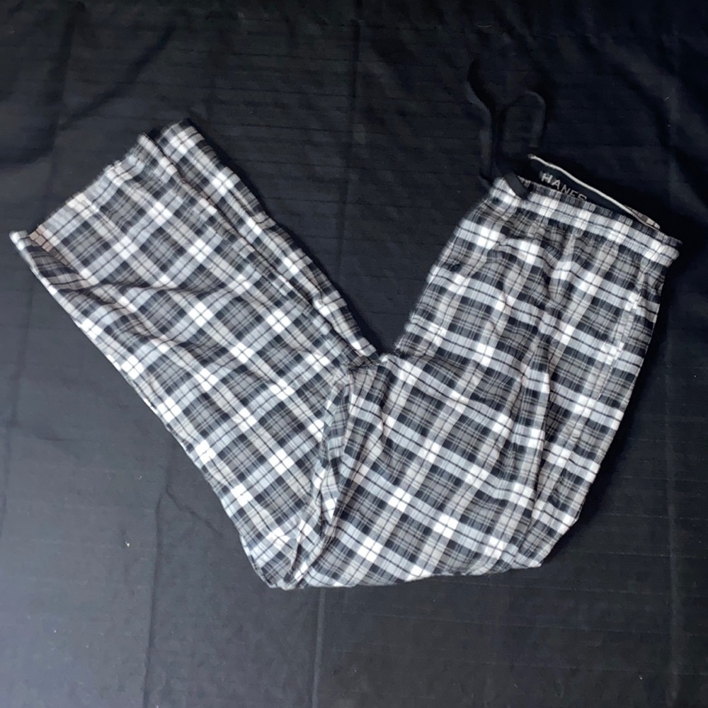 Hanes PJ Pants (Black & White)